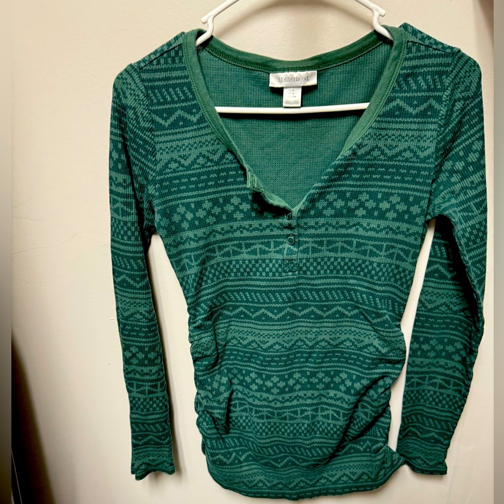 Maternity long sleeve Henley